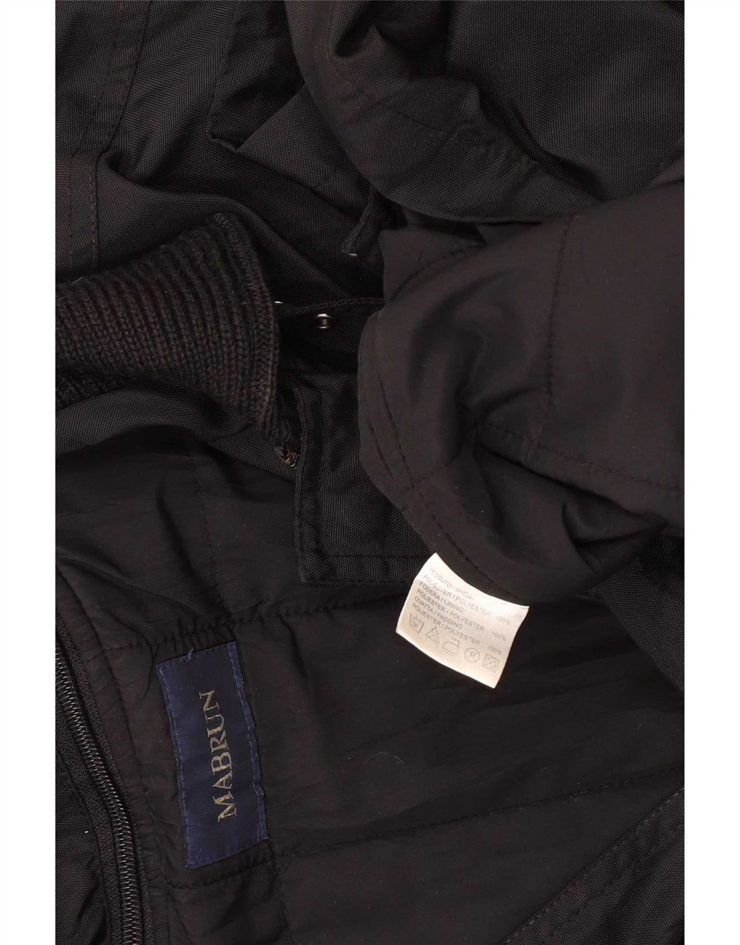Giacca utility da uomo Mabrun UK 42 XL poliestere nero