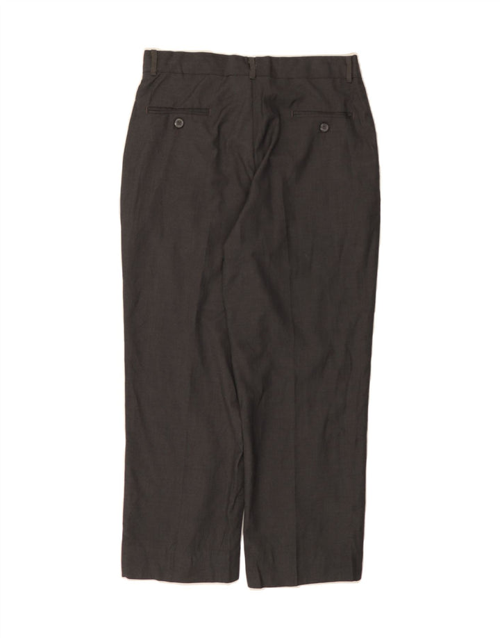 IZOD Boys Straight Chino Trousers 15-16 Years W29 L24 Grey Polyester Vintage Izod and Second-Hand Izod from Messina Hembry 