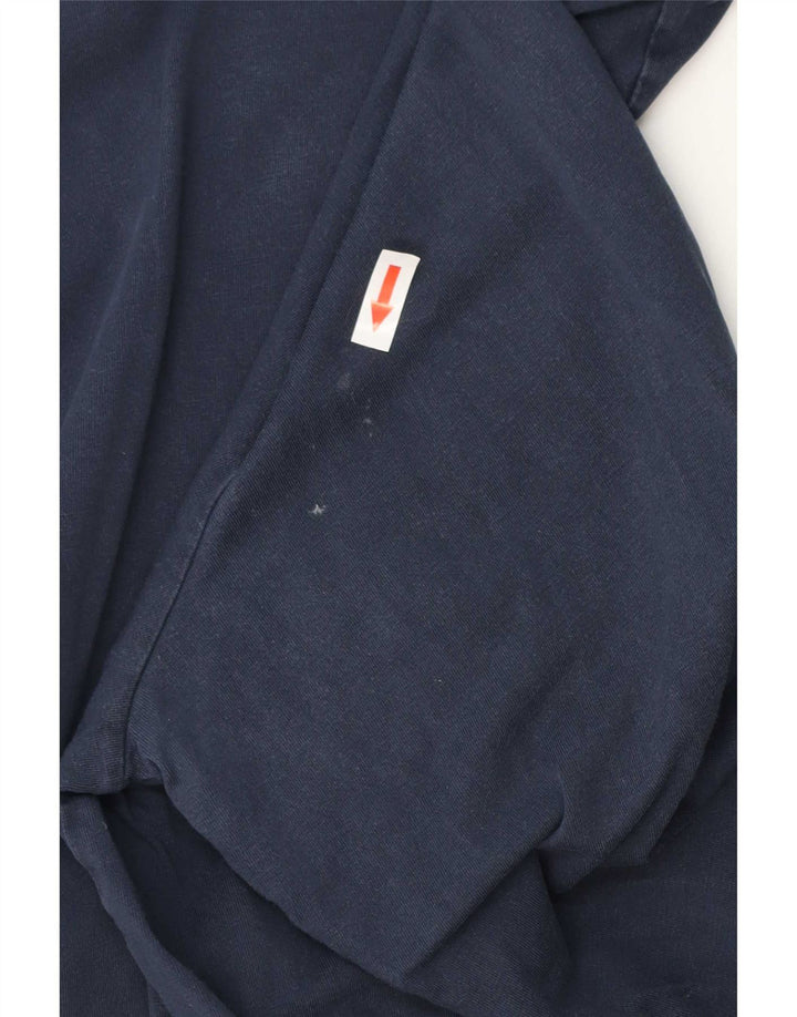 Tommy Bahama Top da uomo a maniche lunghe di grandi dimensioni in cotone blu navy