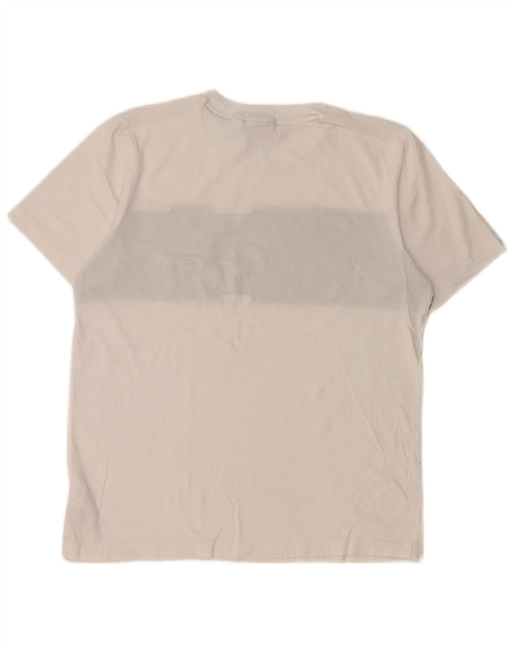 T-shirt Adidas da uomo Top Small in cotone color block bianco