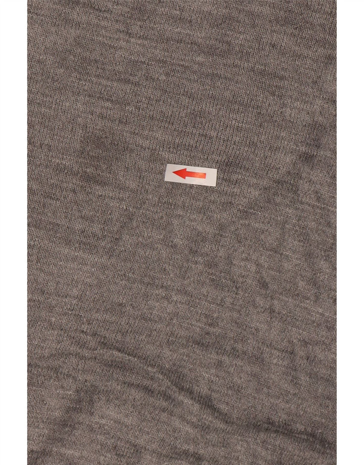 Maglione da uomo con scollo a V Pierre Cardin grande acrilico grigio
