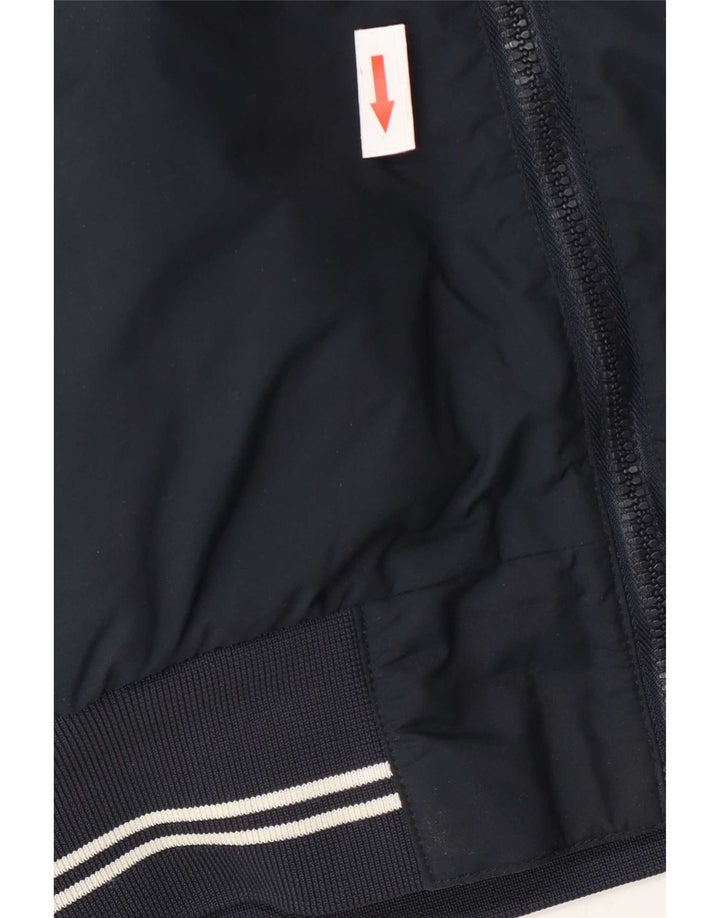Giubbotto bomber con cappuccio da uomo North Sails UK 40 Large blu navy in poliammide