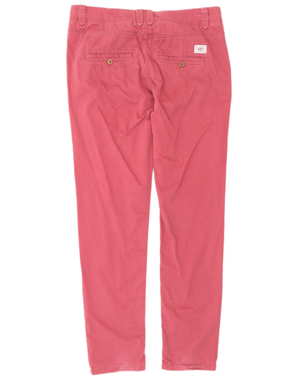 Pantaloni chino slim da uomo Tommy Hilfiger W31 L32 cotone rosa