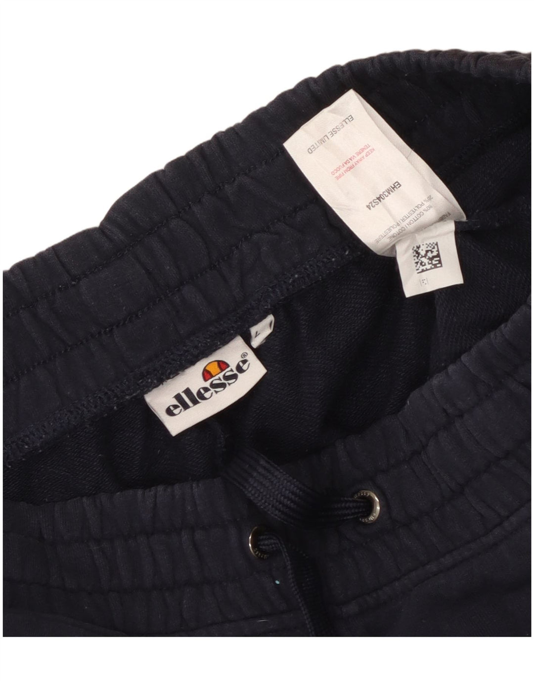 Pantaloncini sportivi grafici da uomo Ellesse di grandi dimensioni in cotone blu navy