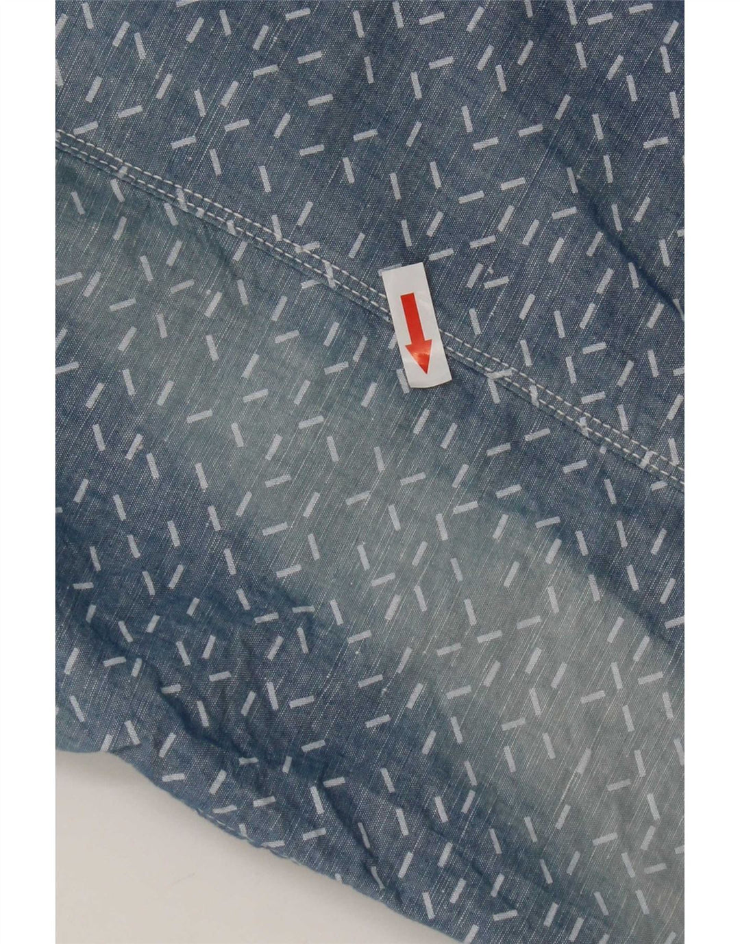 Camicia da uomo G-Star XL Lino maculato blu