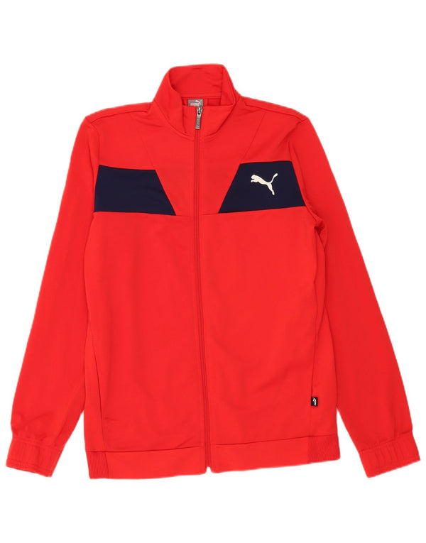 Giacca da tuta da ragazzo Puma 15-16 anni Rosso Colourblock