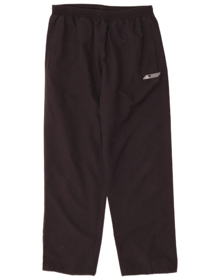 Pantaloni da tuta da uomo Adidas Large neri in poliestere