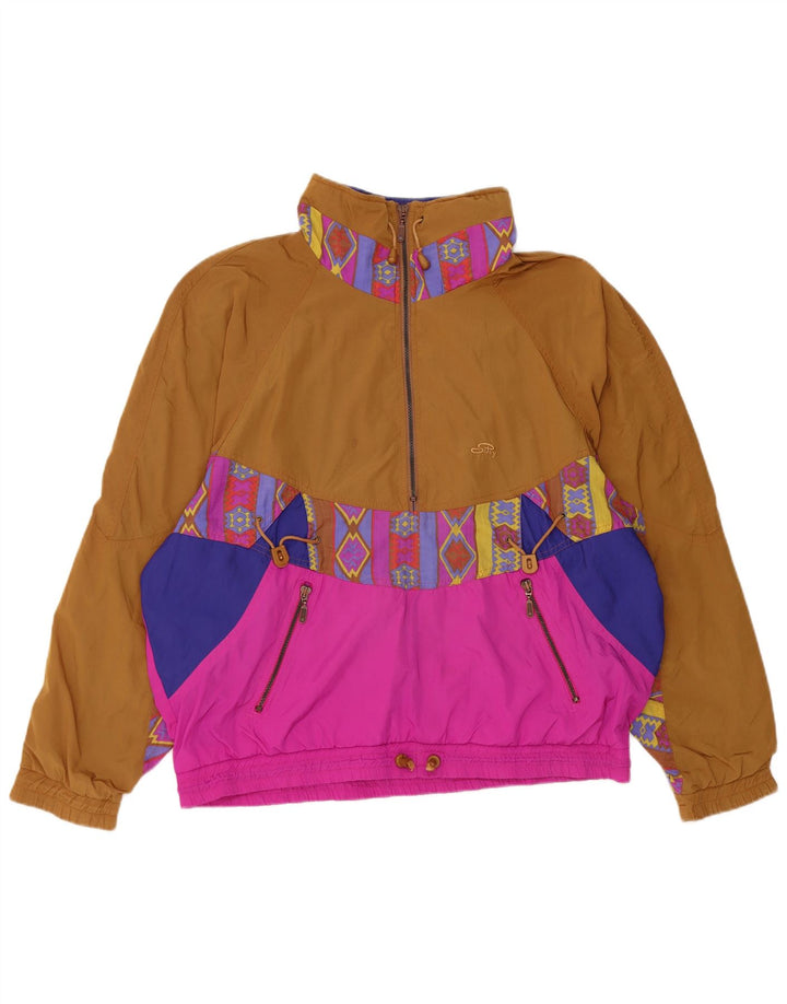 Giacca anorak oversize da donna Silvy IT 44 Colorblock beige medio