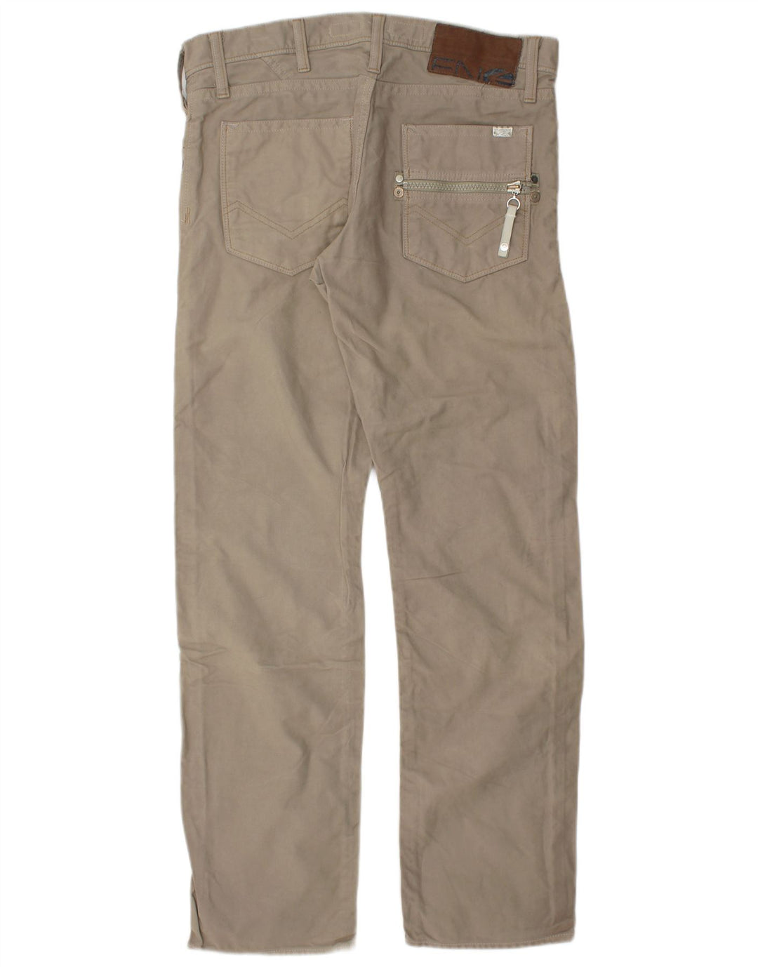 ENERGIE Pantaloni casual dritti da uomo Emerson W33 L32 in cotone beige