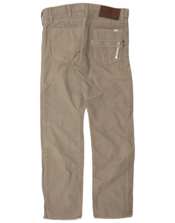 ENERGIE Pantaloni casual dritti da uomo Emerson W33 L32 in cotone beige