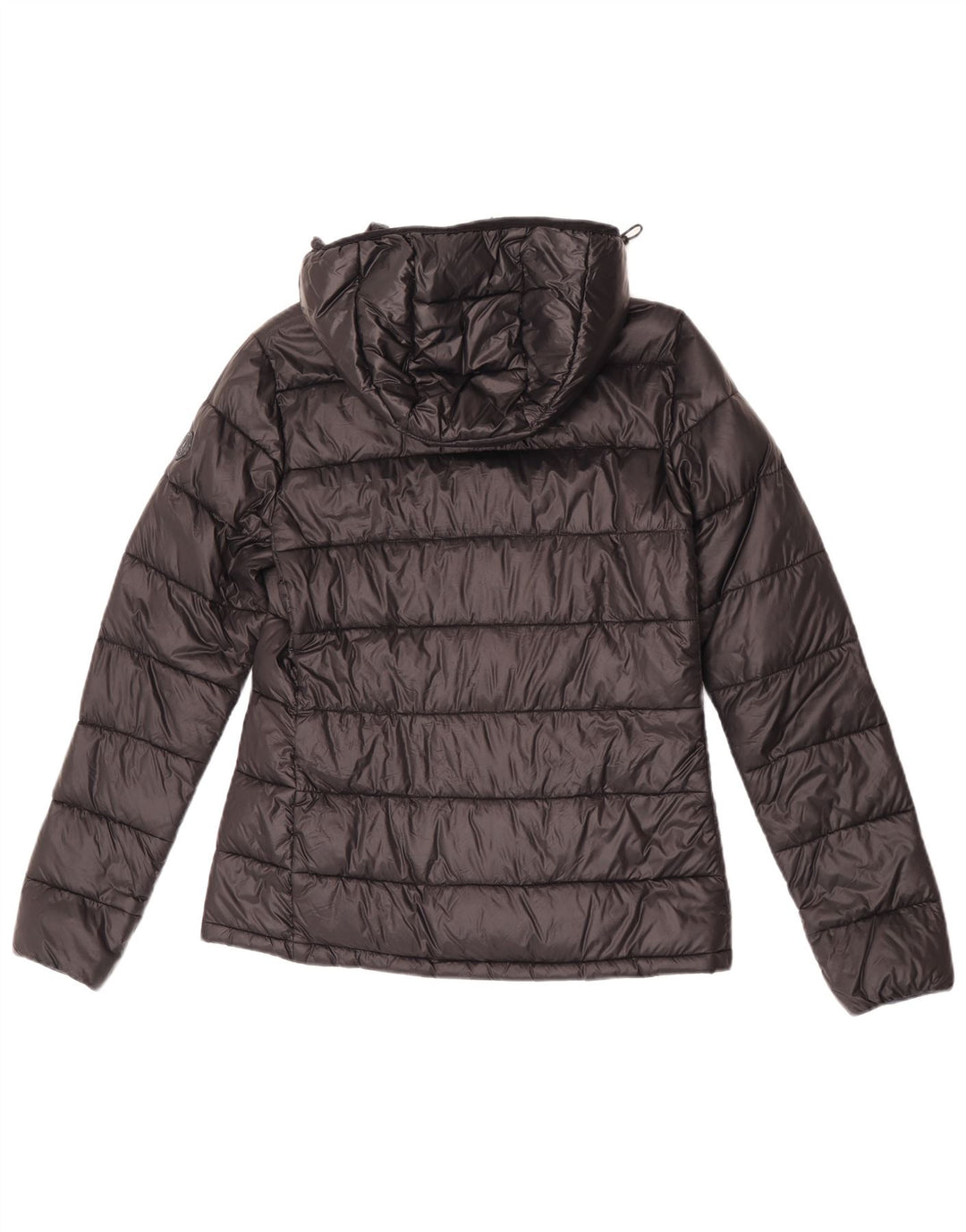Giacca imbottita con cappuccio da donna Best Company UK 12 nylon nero medio