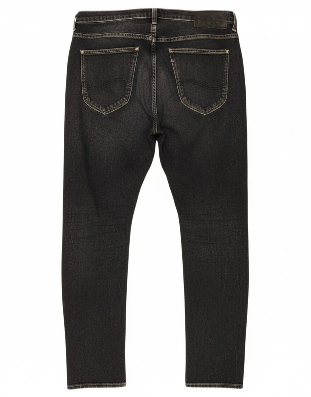Jeans Lee Heath Slim da uomo W32 L32 cotone nero