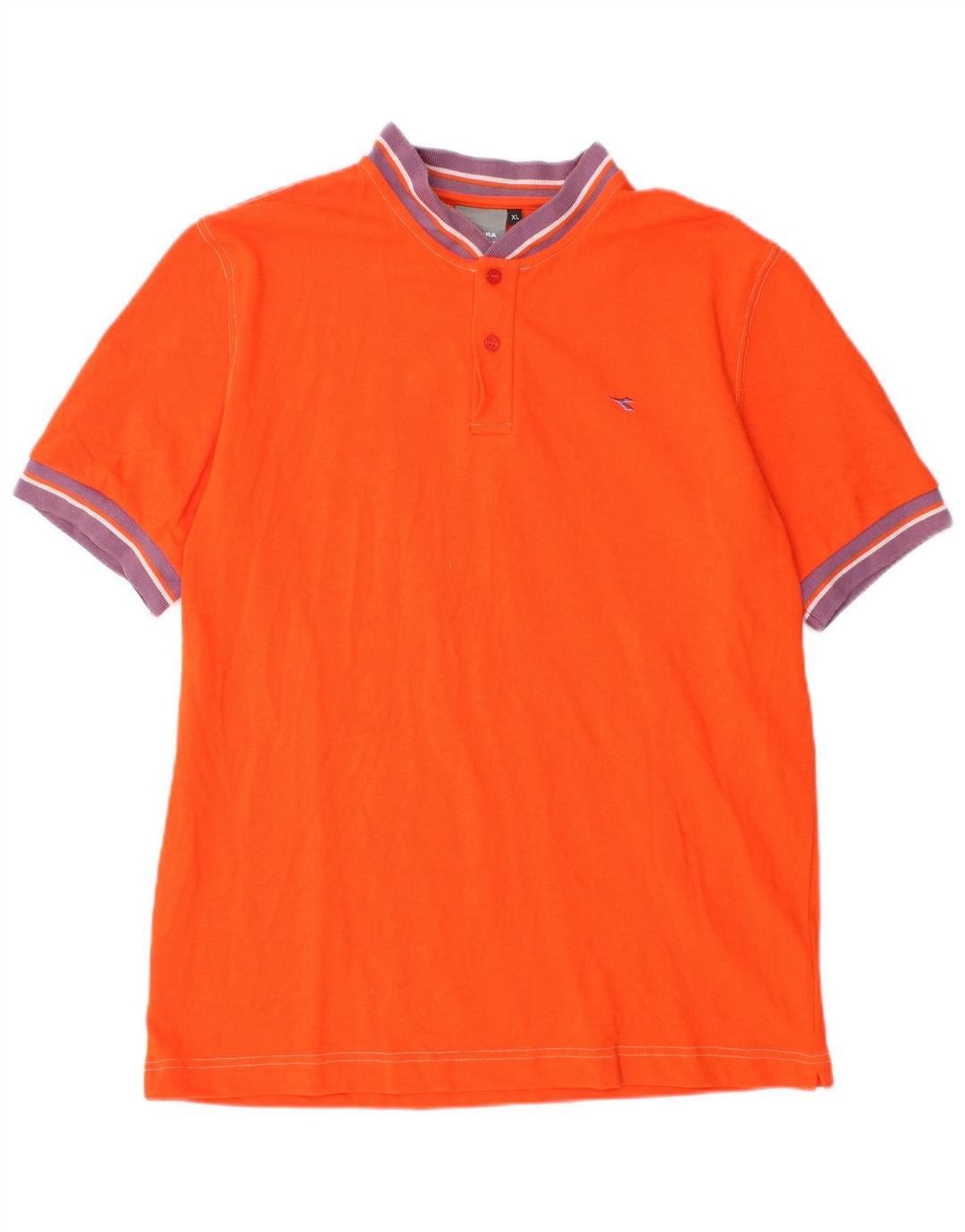 Polo Diadora Uomo XL Cotone Arancione