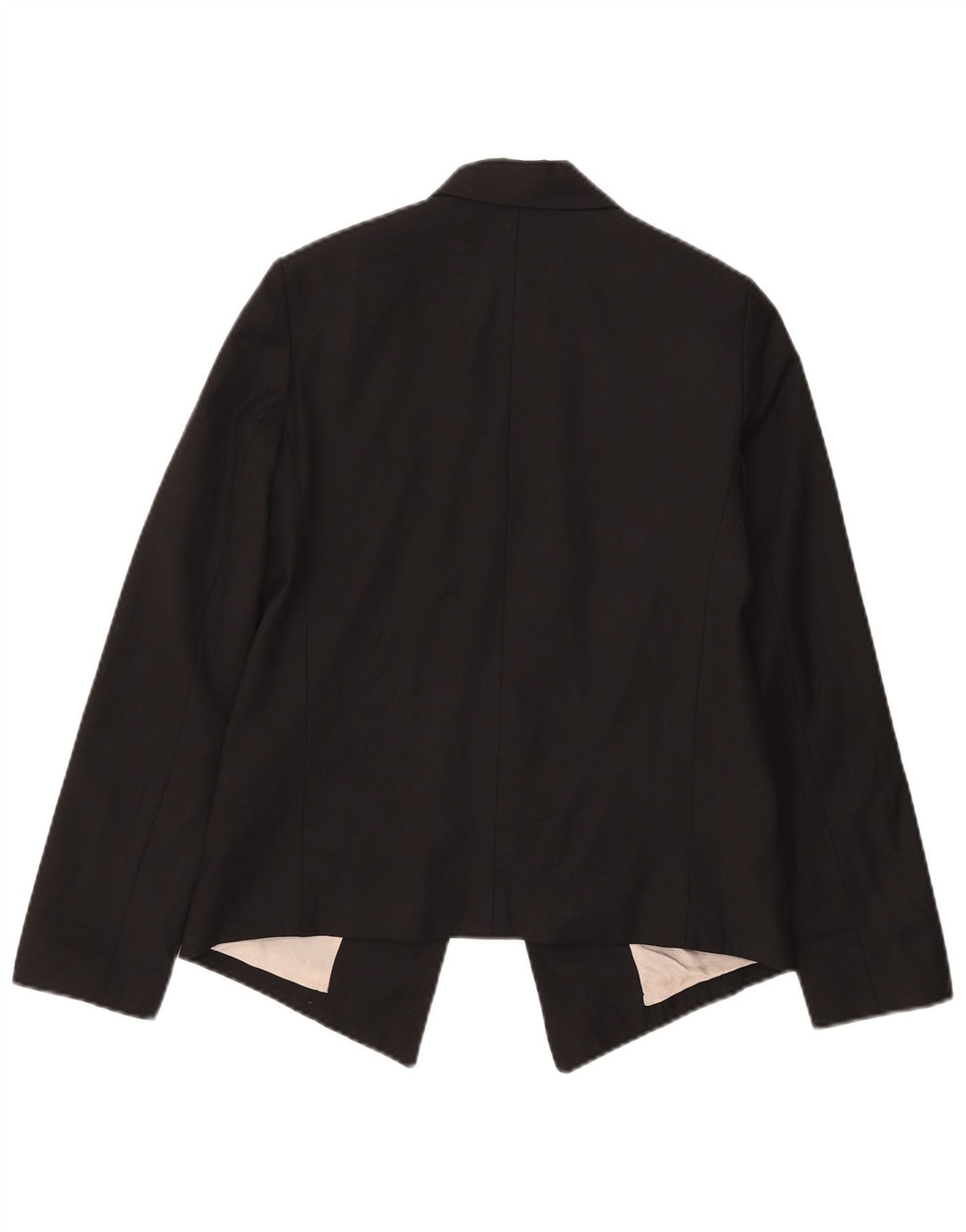 Giacca blazer aperta da donna Topshop UK 8 piccola poliestere nero