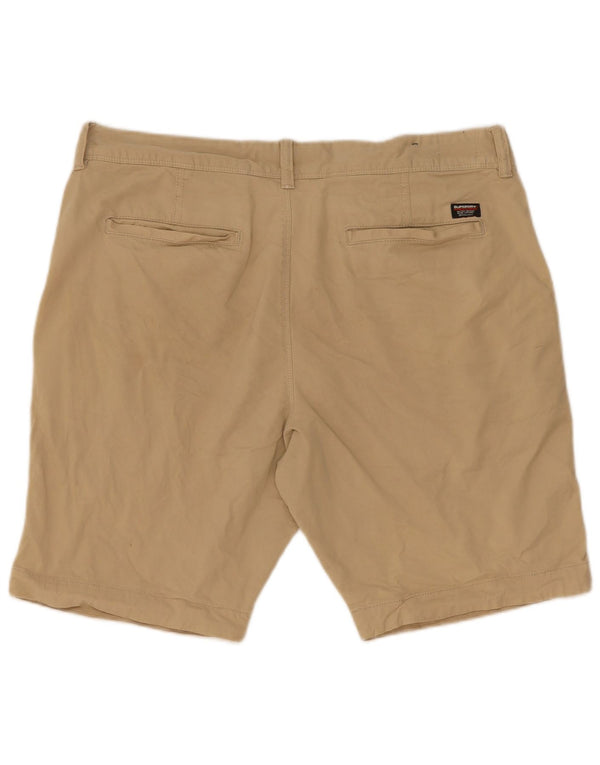 Pantaloncini chino slim fit da uomo Superdry W34 Large Beige Cotton