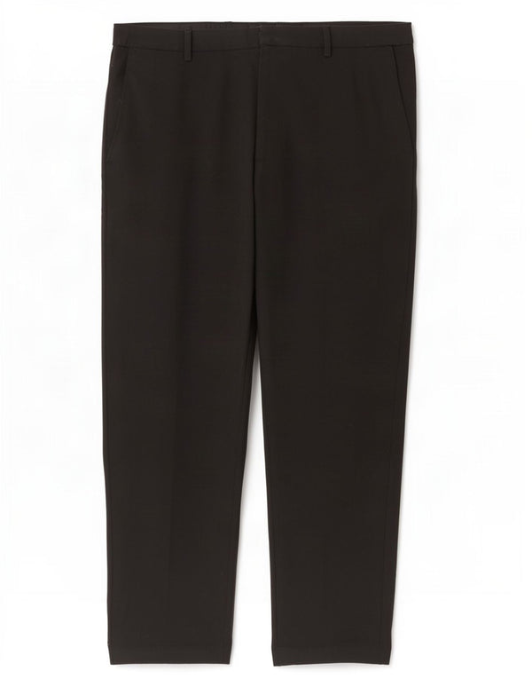 Pantaloni chino vestibilità regolare da uomo Marks & Spencer W38 L29 poliestere nero