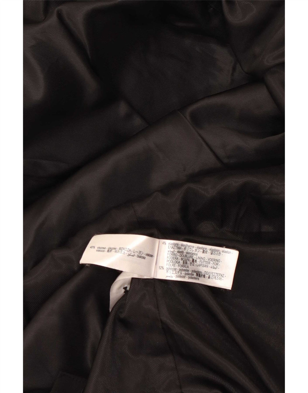 Giacca blazer a 2 bottoni da donna Zara UK 14 viscosa nera media