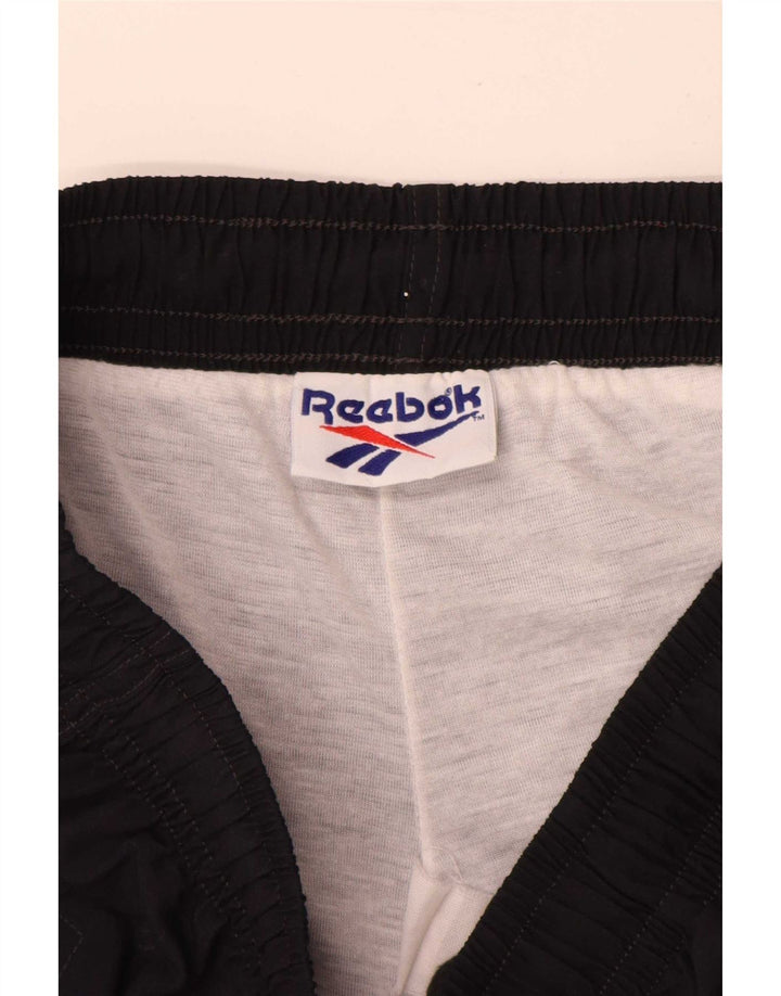Pantaloncini sportivi regolari da uomo Reebok Large neri sportivi