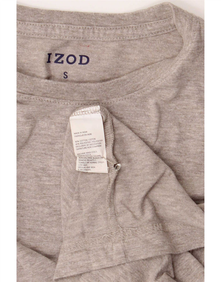 T-shirt da uomo Izod Top piccola in cotone grigio