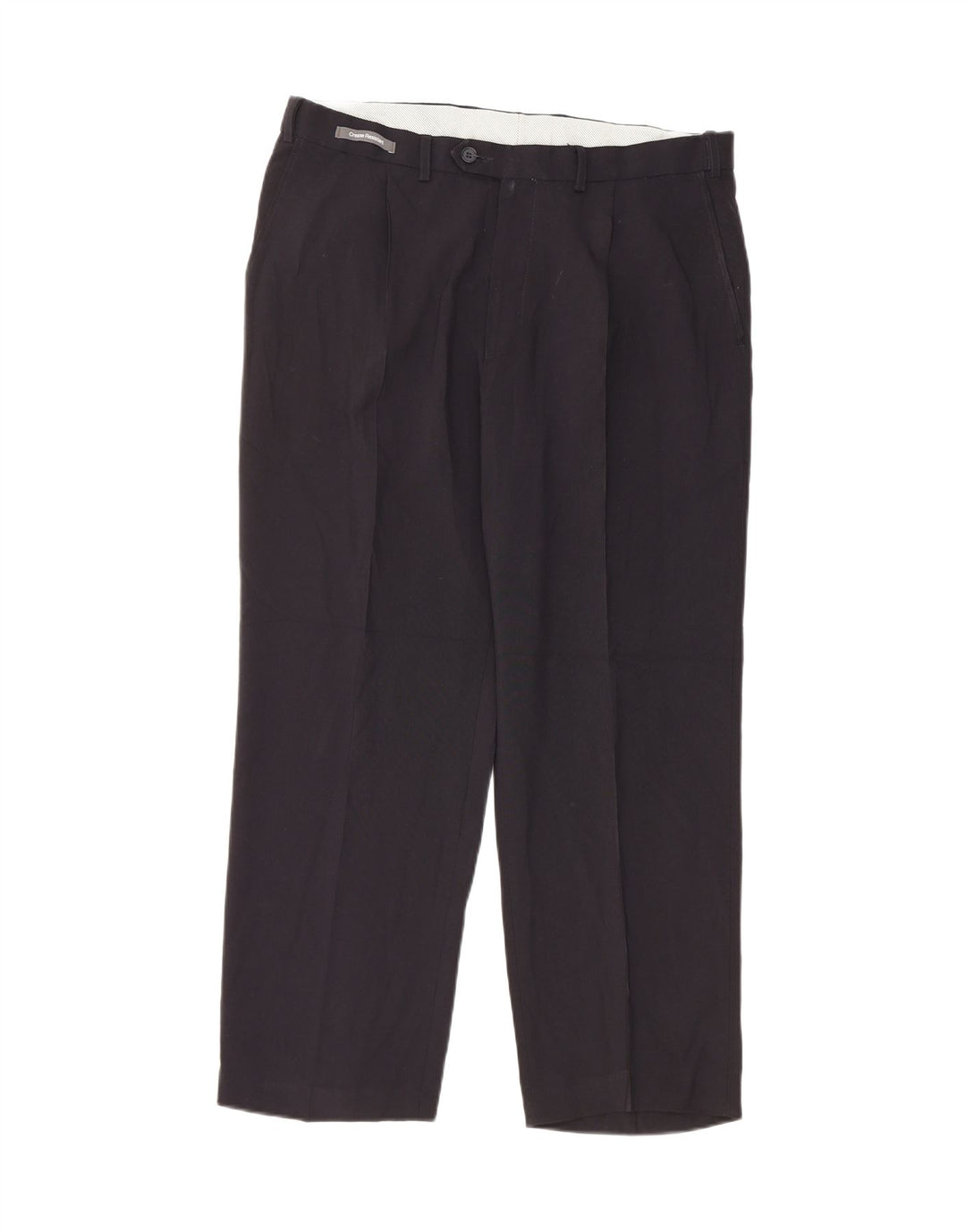 Pantaloni chino con pegging da uomo Marks & Spencer W36 L29 blu navy classici