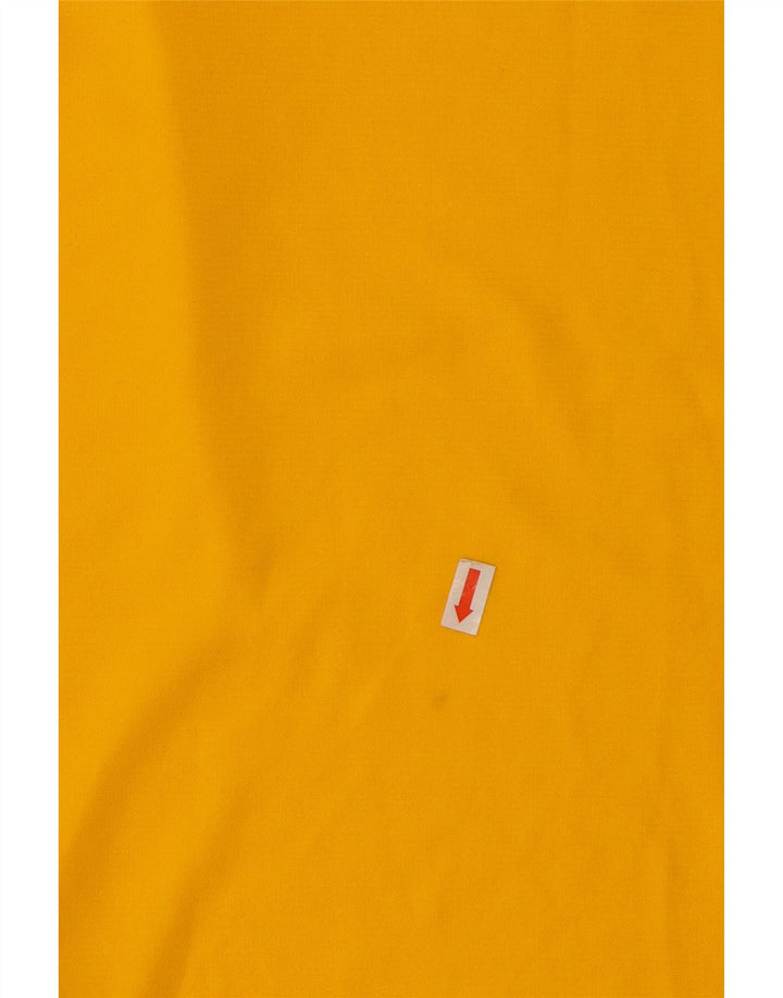 T-shirt Nike da uomo Dri Fit Top XL giallo in poliestere color block