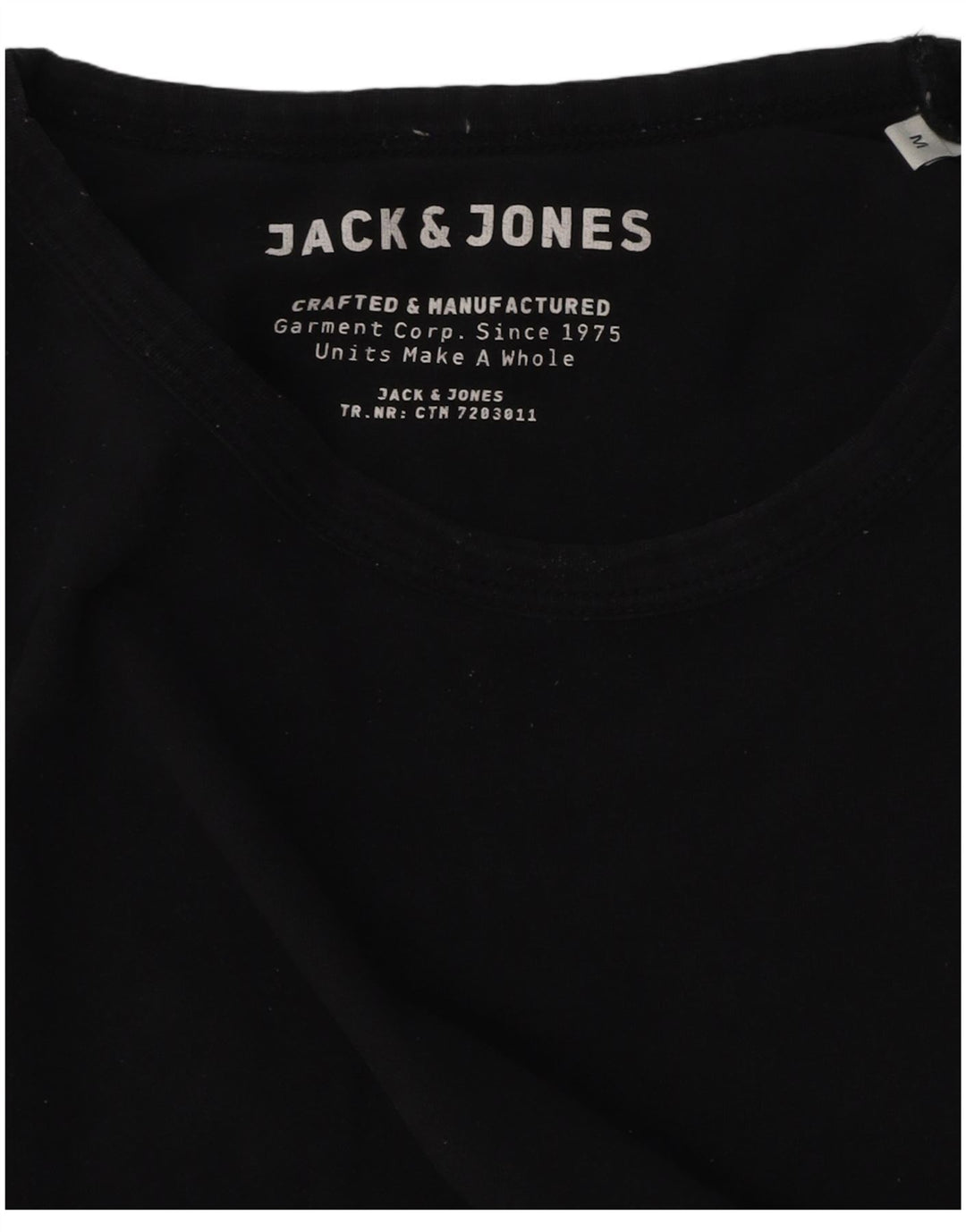 T-shirt da uomo Jack & Jones media media nera