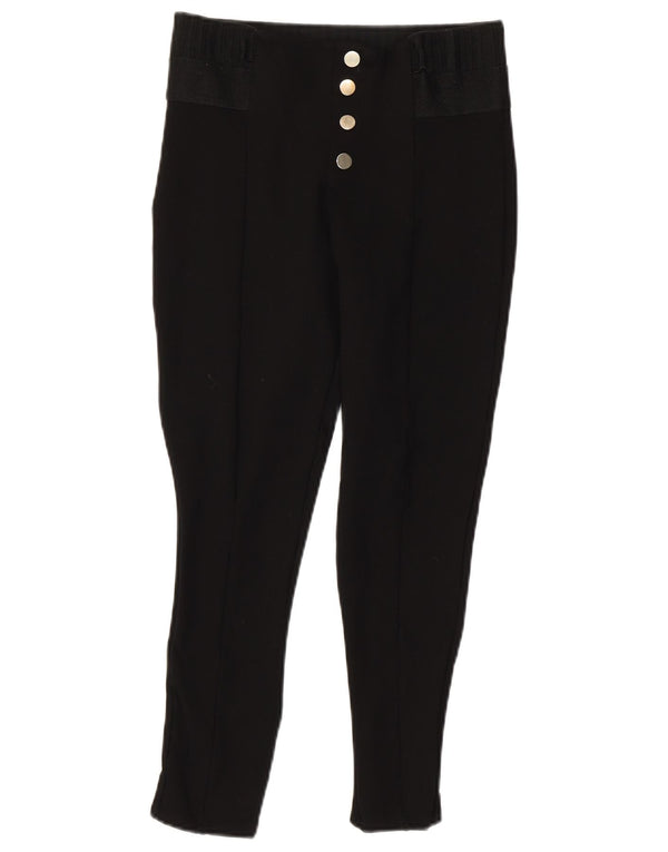 Pantaloni skinny corti da donna Zara medi W28 L24 neri