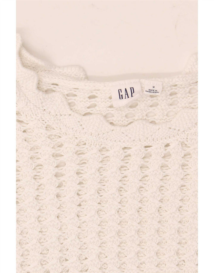 Gap Camicetta all'uncinetto da donna Top UK 14 Bianco medio