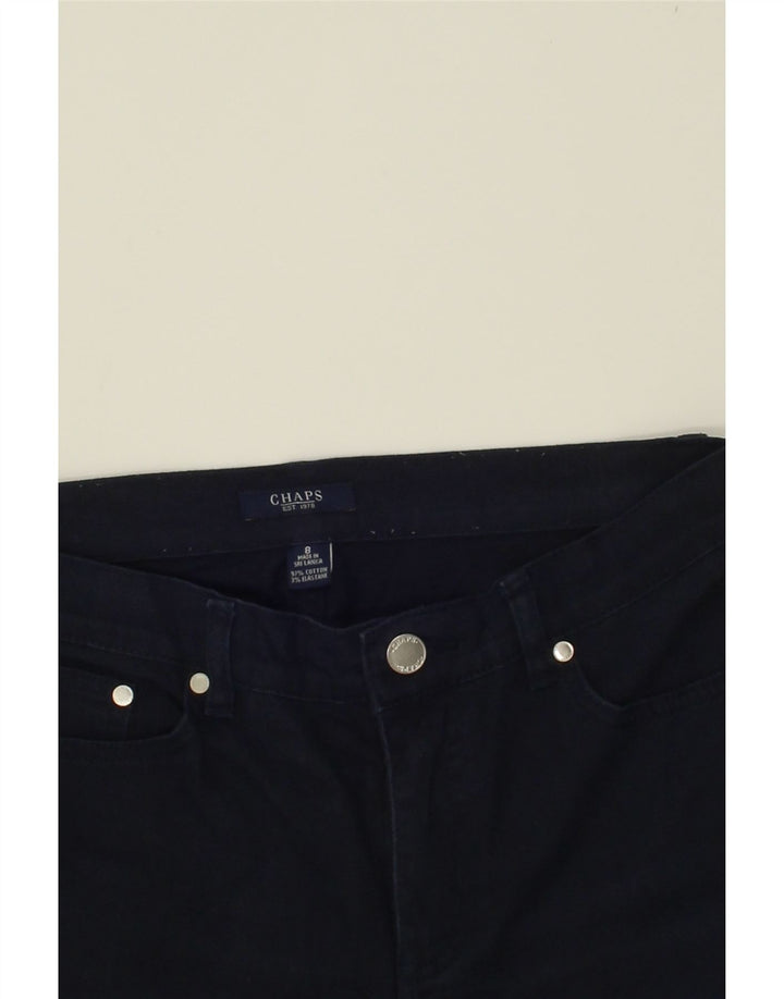 CHAPS Womens Slim Jeans US 8 Medium W32 L31 Navy Blue Cotton Vintage Chaps and Second-Hand Chaps from Messina Hembry 