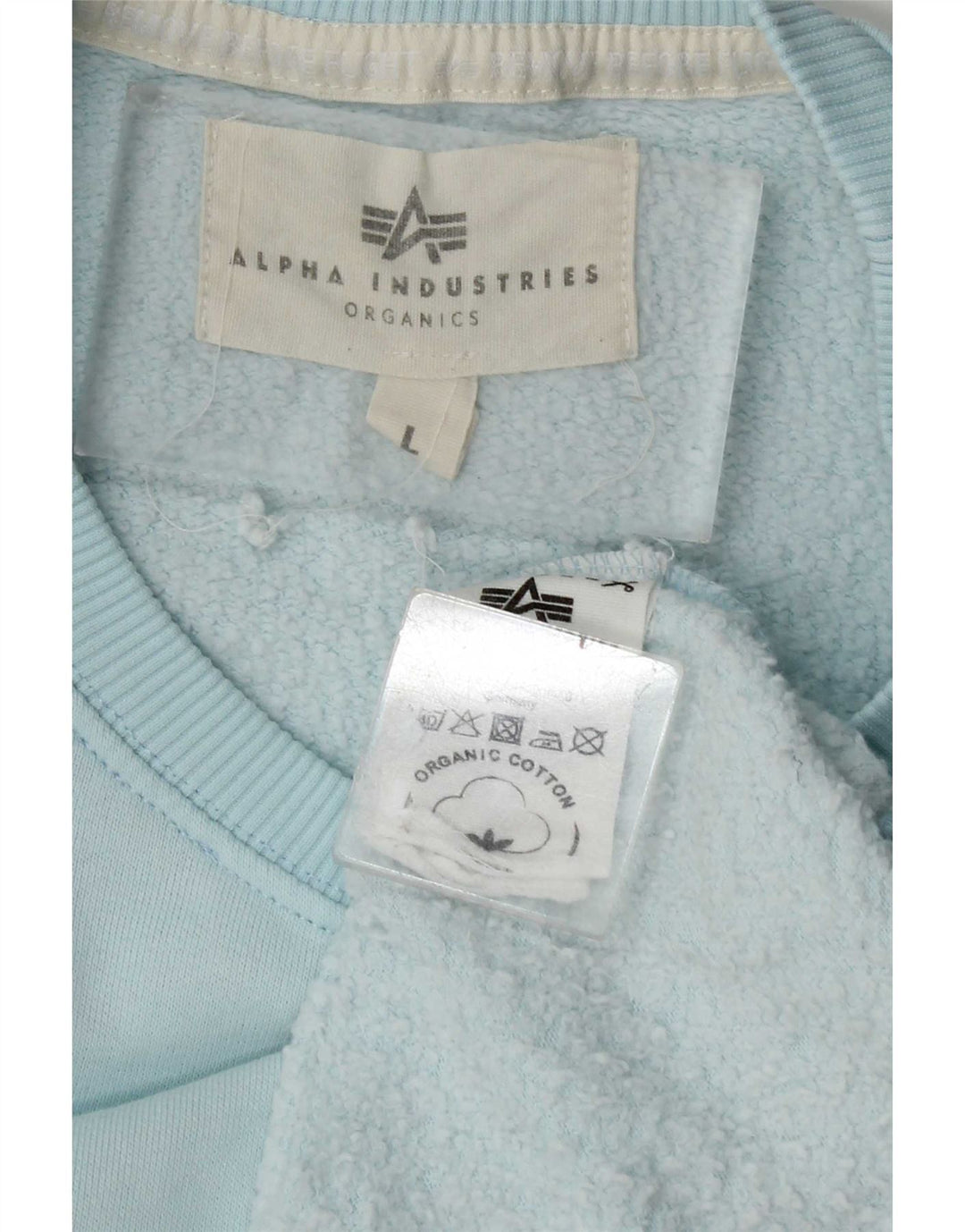 Felpa da uomo Alpha Industries Maglione grande blu