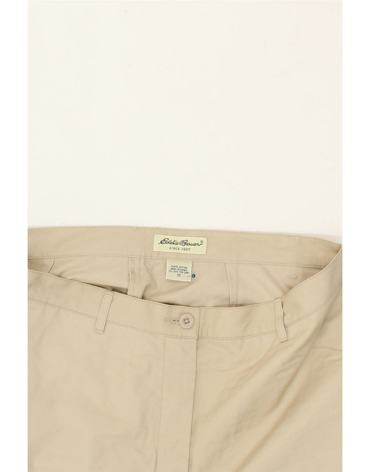 EDDIE BAUER Womens Chino Shorts US 12 Large W32 Beige Cotton Vintage Eddie Bauer and Second-Hand Eddie Bauer from Messina Hembry 