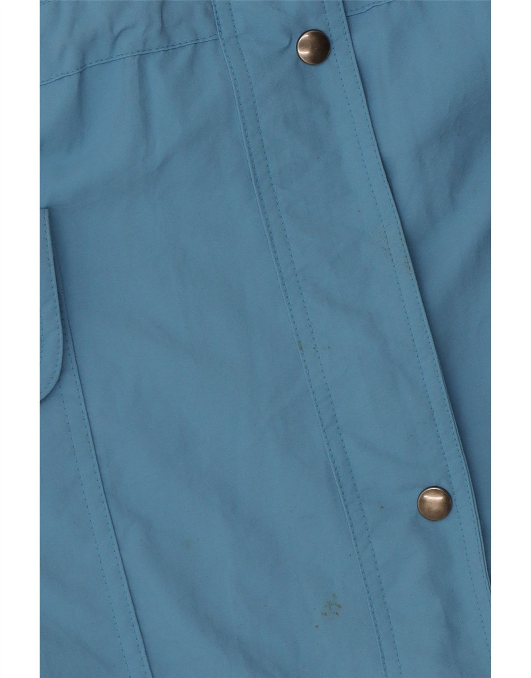Tactel Giacca a vento oversize con cappuccio da donna UK 10 Small Blu Poliammide