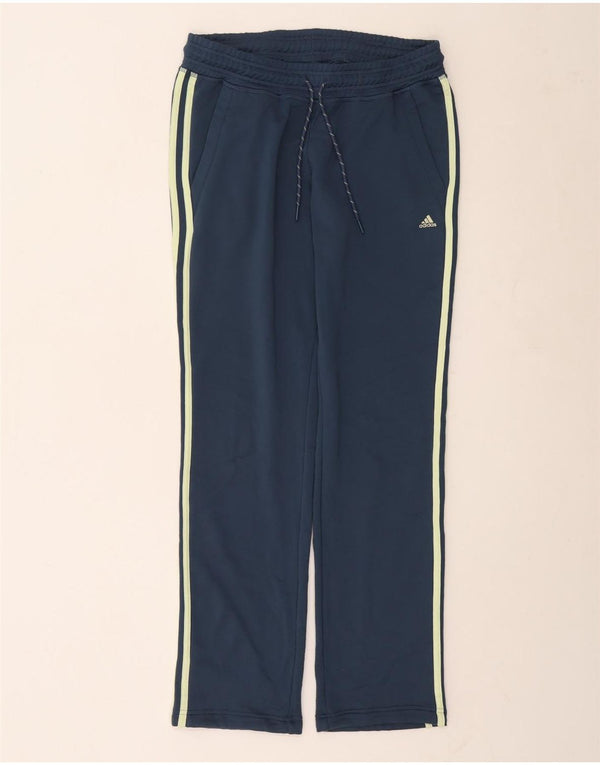 Pantaloni da tuta Adidas Climalite da donna UK 12/14 Medio Blu Navy
