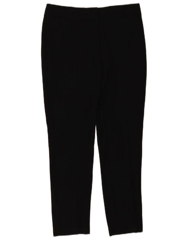 Pantaloni casual affusolati da donna Marks & Spencer UK 12 medi W32 L30 neri