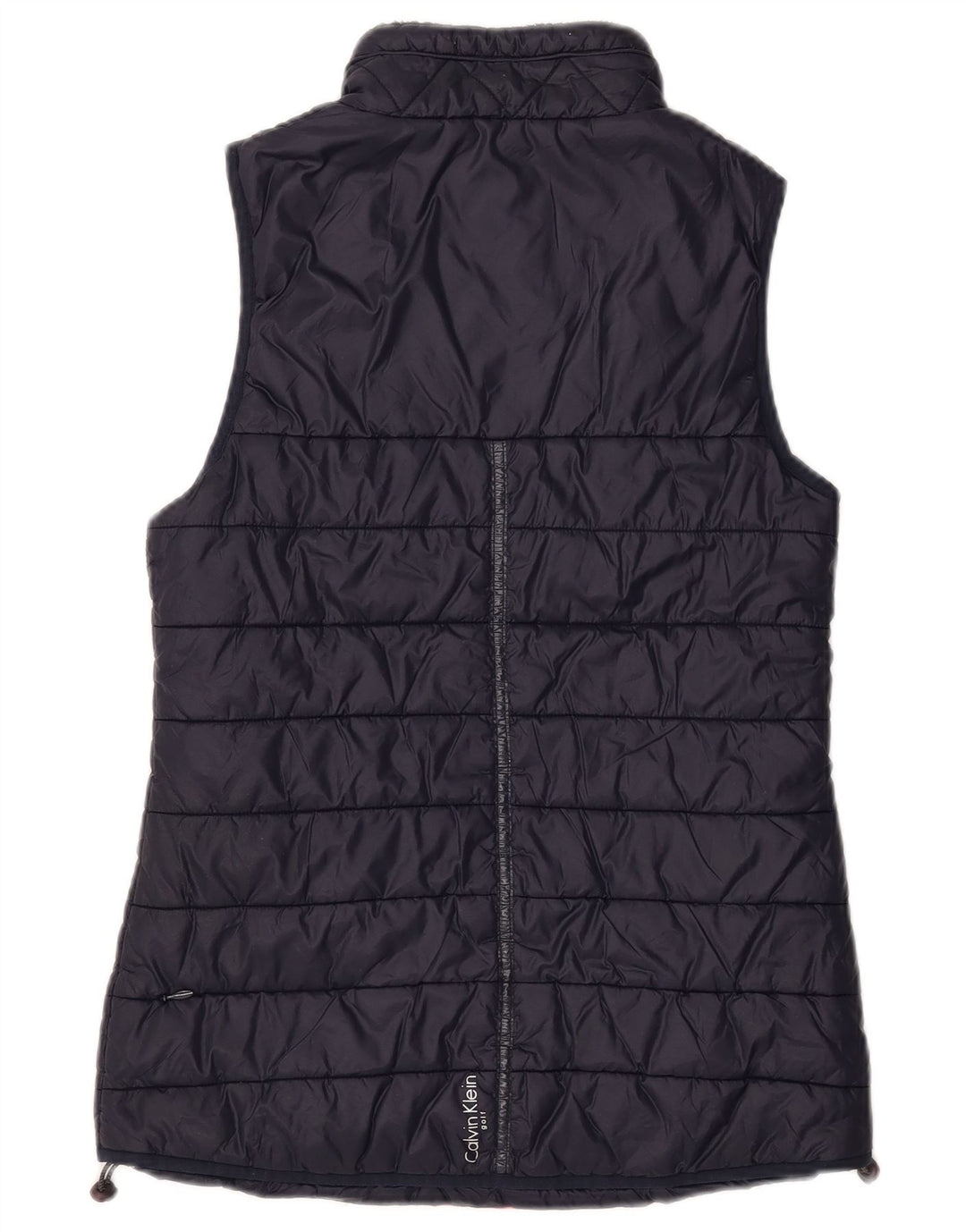 Gilet da donna Calvin Klein UK 10 piccolo in nylon blu navy