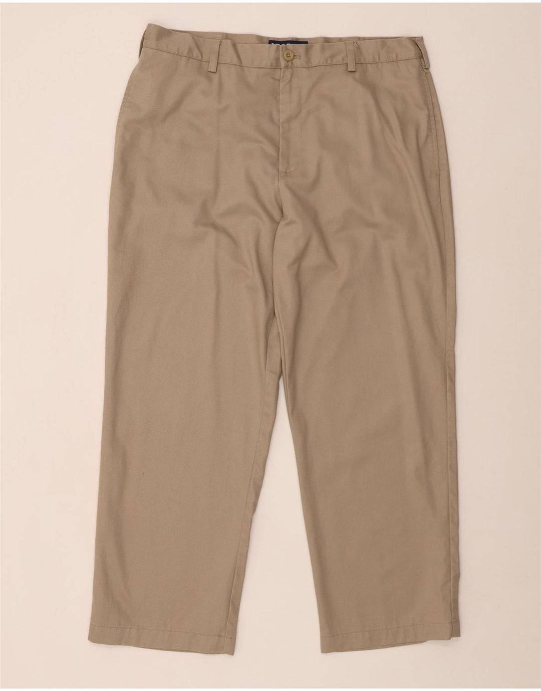 Pantaloni chino dritti da uomo con vestibilità classica IZOD W36 L29 in cotone beige