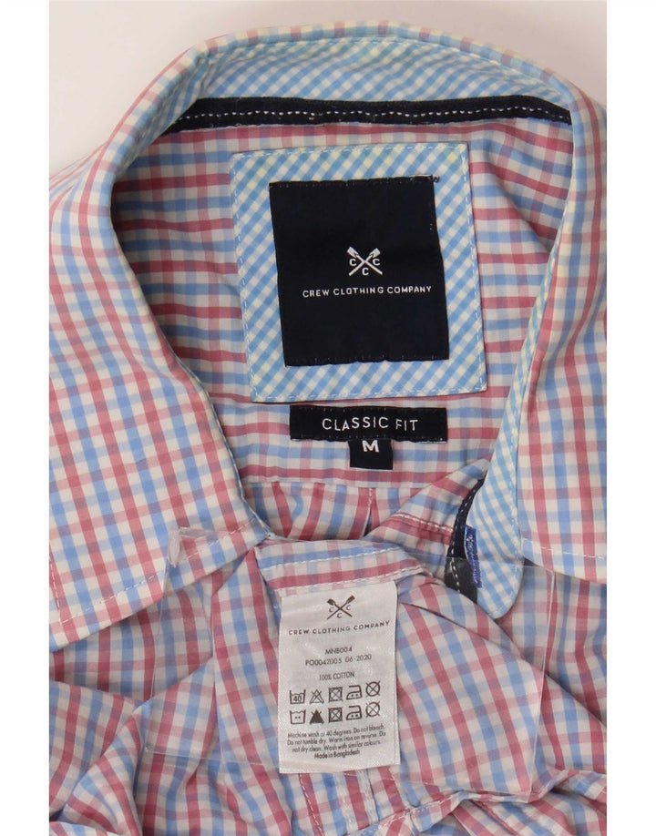 Crew Clothing Camicia da uomo dalla vestibilità classica, in cotone a quadretti multicolore medio