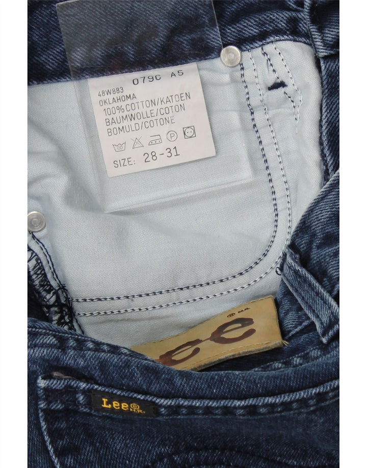 LEE Womens Tapered Jeans W28 L31 Navy Blue Cotton Vintage Lee and Second-Hand Lee from Messina Hembry 