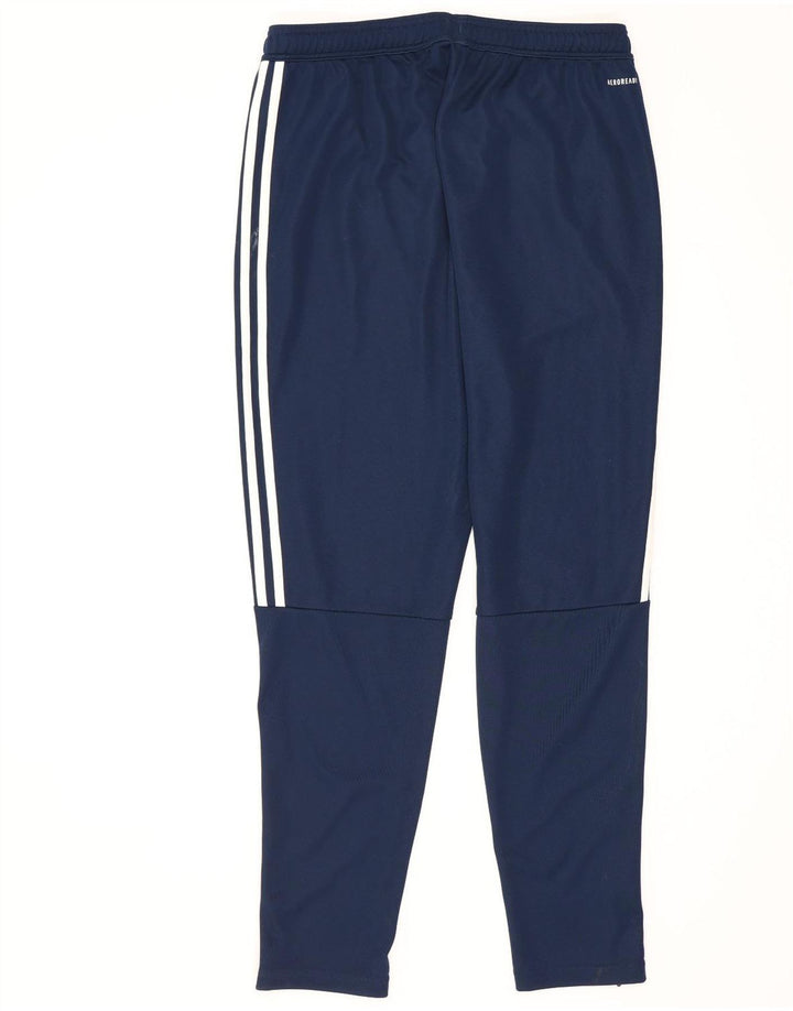 Pantaloni da tuta Adidas Aeroready da uomo grandi in poliestere blu navy