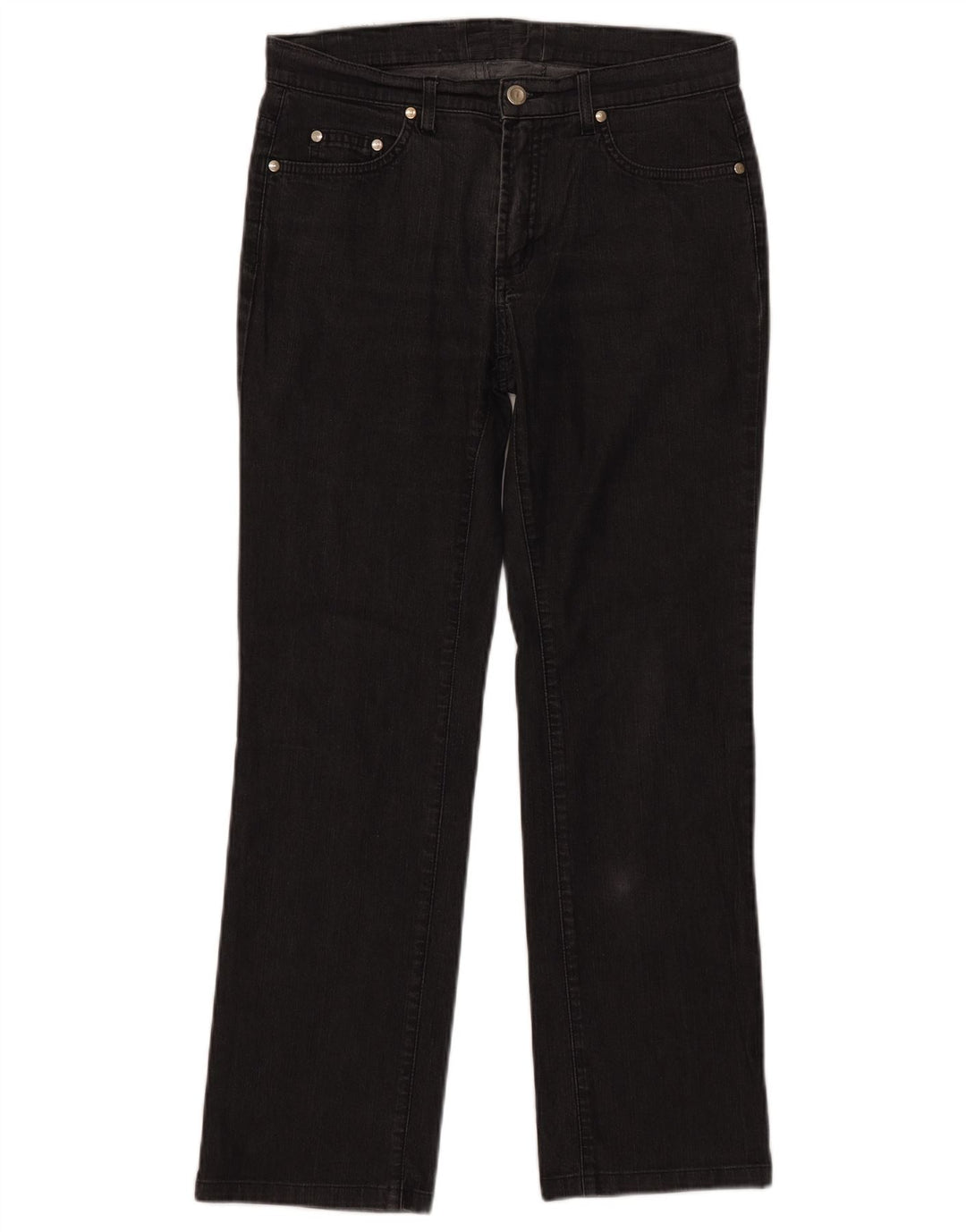 Jeans Dritti Donna TRUSSARDI W25 L29 Cotone Nero