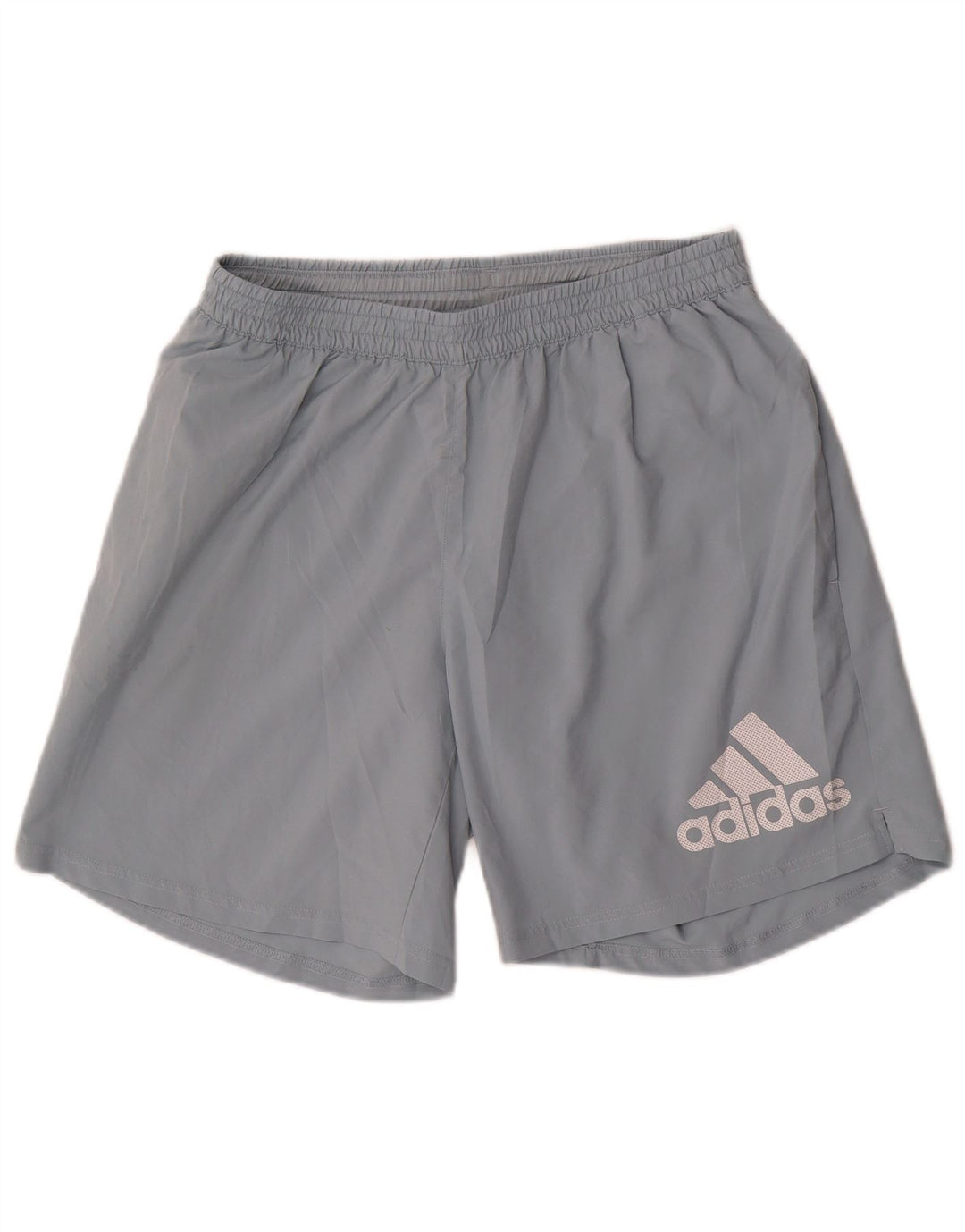 Pantaloncini sportivi grafici da uomo Adidas grandi in poliestere blu
