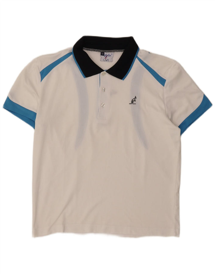 Polo da uomo AUSTRALIAN L'ALPINA IT 50 Medium White Colourblock