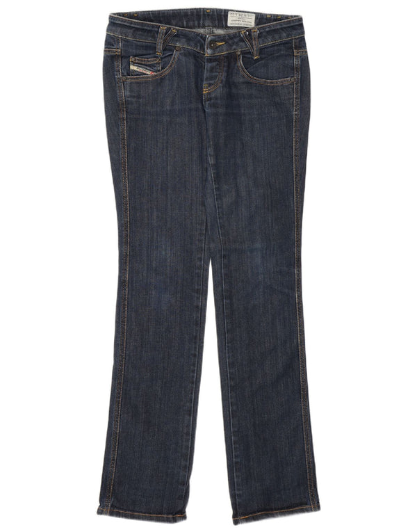 Jeans slim a vita bassa Loopy da donna DIESEL W28 L32 classico in cotone blu