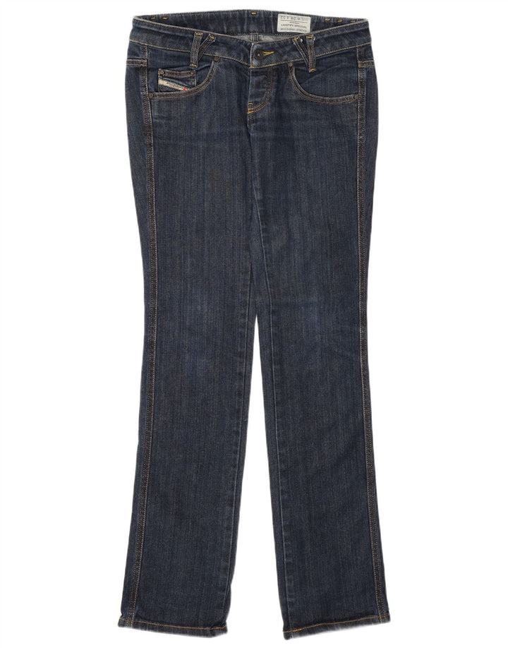 Jeans slim a vita bassa Loopy da donna DIESEL W28 L32 classico in cotone blu