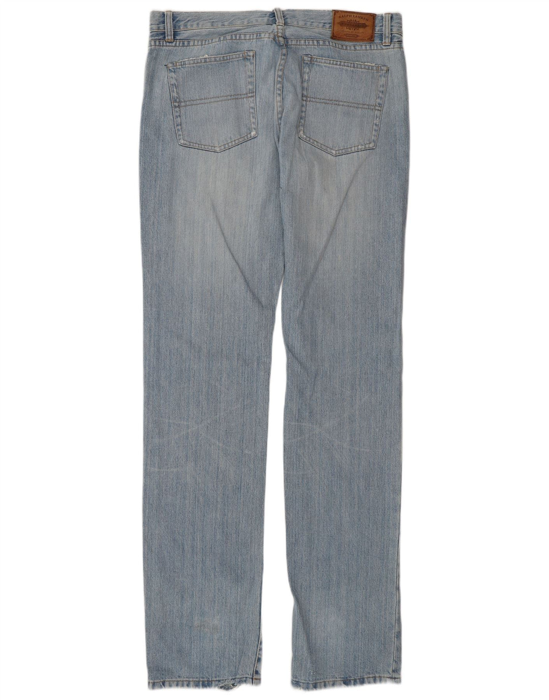 Jeans slim da donna Ralph Lauren US 12 Large W34 L37 Cotone blu