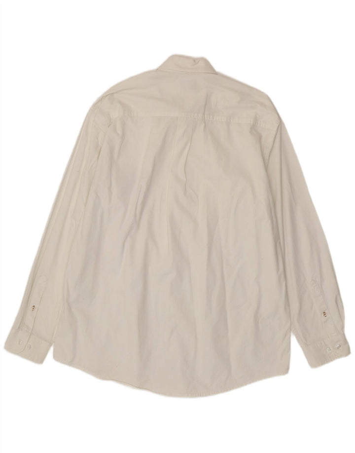 Camicia da uomo VINTAGE in cotone bianco medio