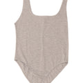 ZARA Womens Sleeveless Bodysuit UK 14 Large Grey Polyester