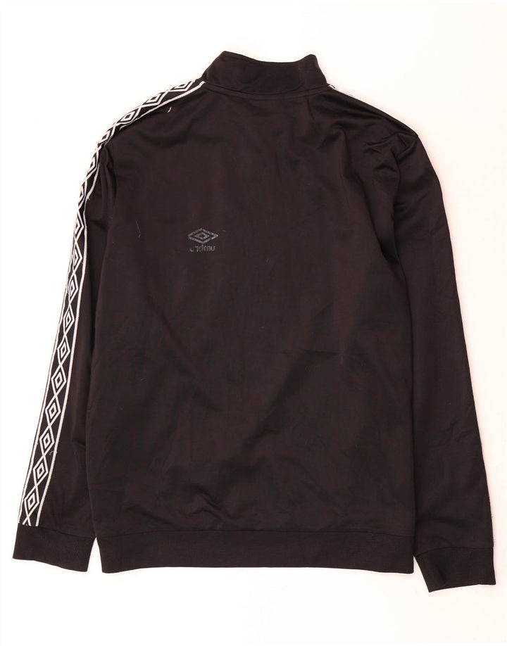 Tuta da uomo con grafica pullover Umbro Top 2XL Poliestere geometrico nero