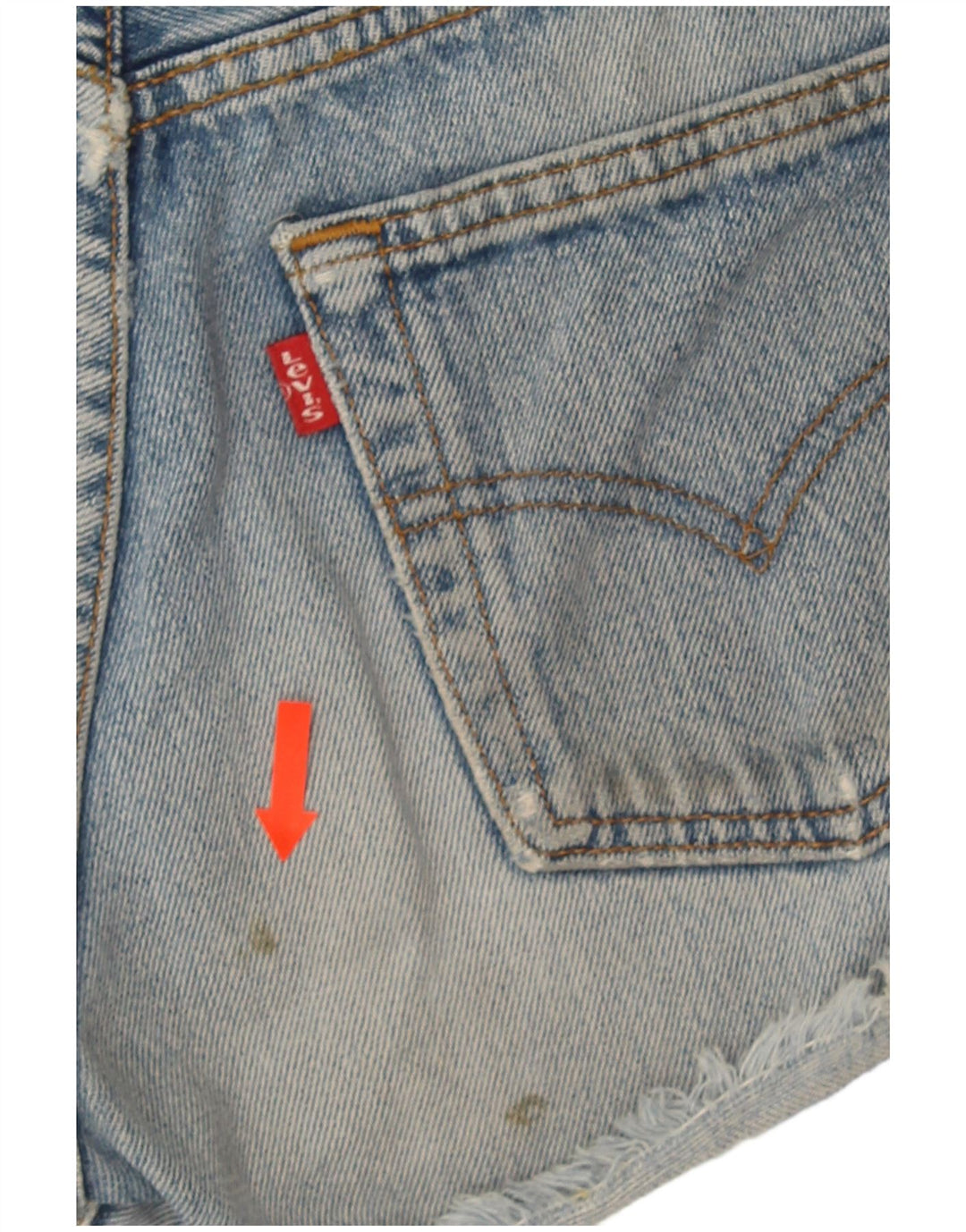 Pantaloncini di jeans da donna Levi's W26 piccoli blu