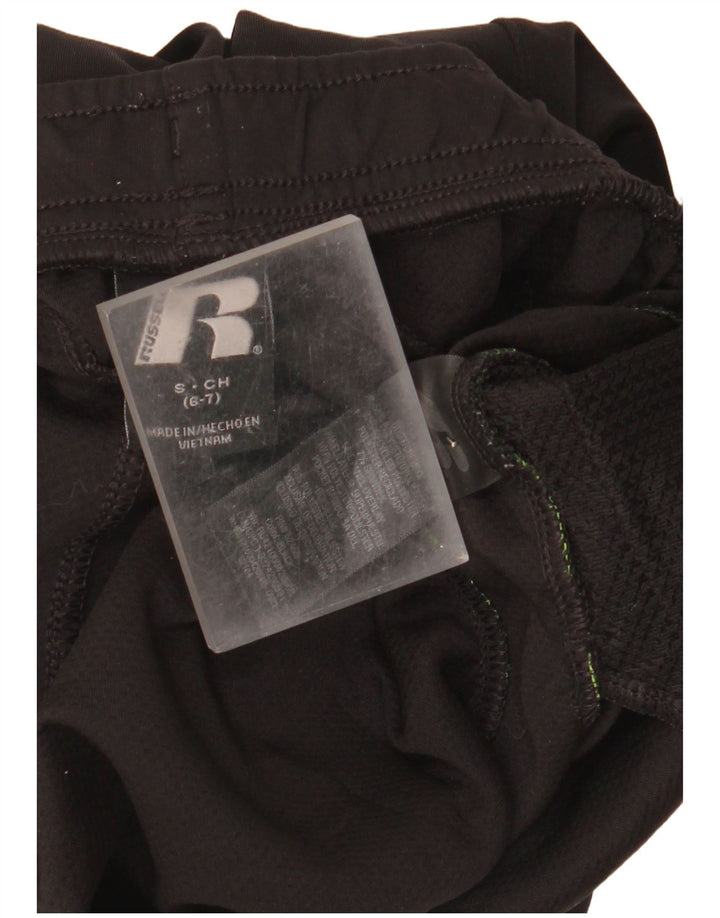 Pantaloni da tuta Russell Athletic da ragazzo Dri-Power 6-7 anni piccoli neri